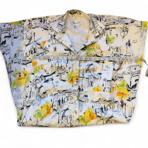 Vintage sleeveless collared button up maxi dress Coldwater Creek womens size 12 - Picture 3 of 6